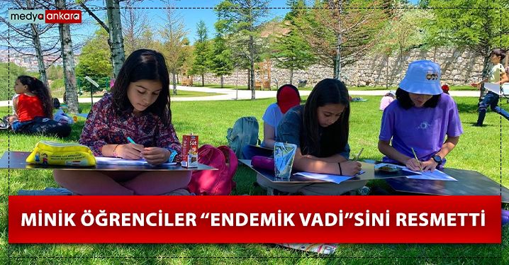  Minik Öğrenciler ‘‘Endemik Vadi’’sini resmetti